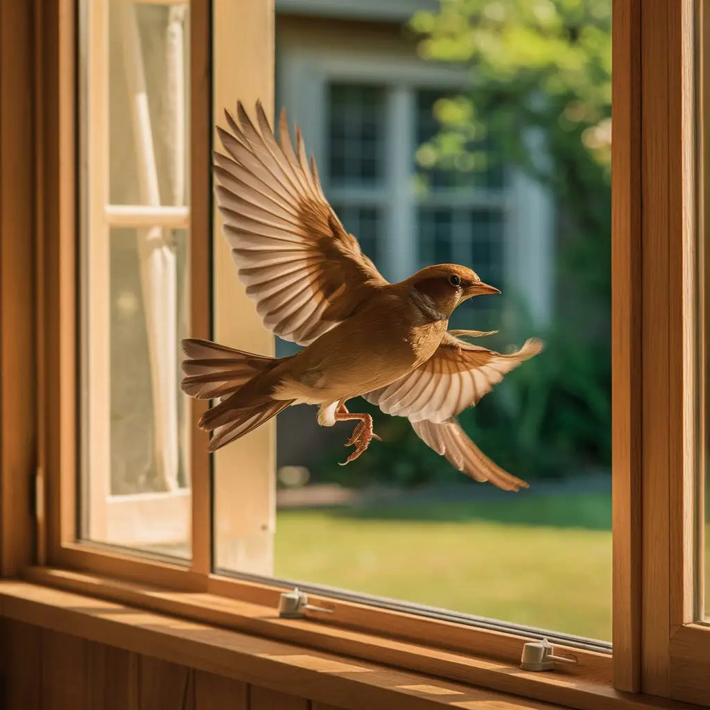 13 Spiritual Meanings of a Brown Bird Flying into Your House