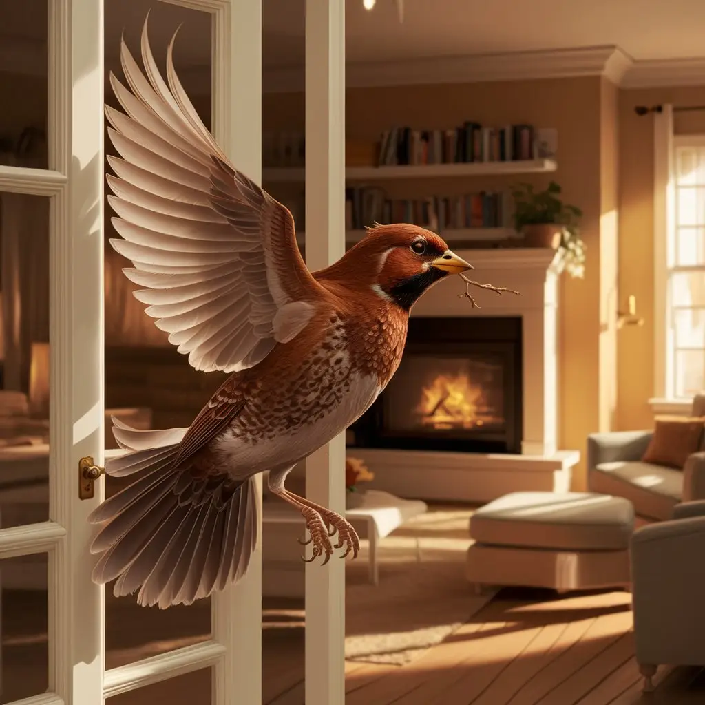 13 Spiritual Meanings of a Brown Bird Flying into Your House