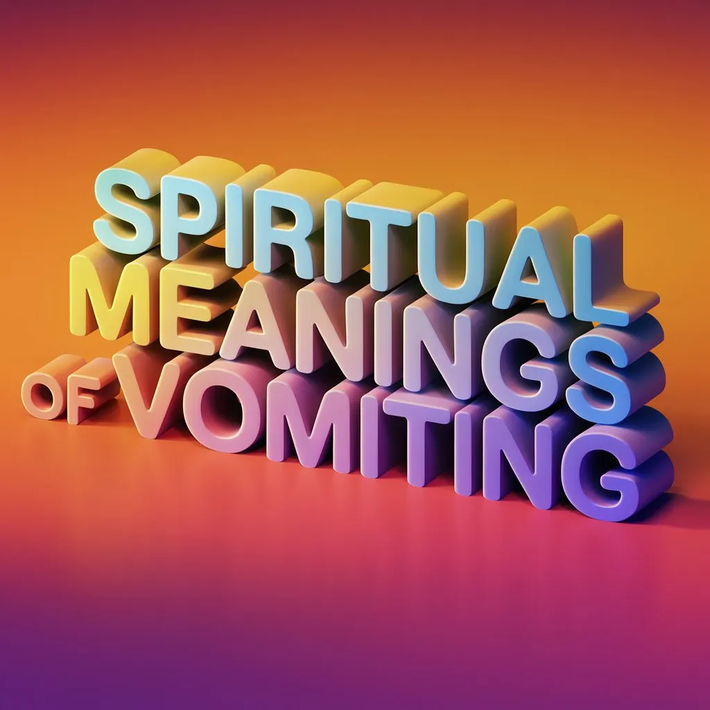 10 Spiritual Meanings of Vomiting You Need to Know