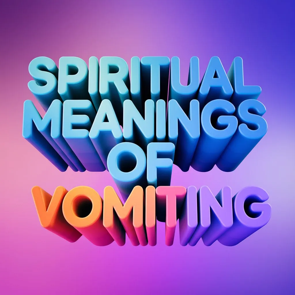 10 Spiritual Meanings of Vomiting You Need to Know