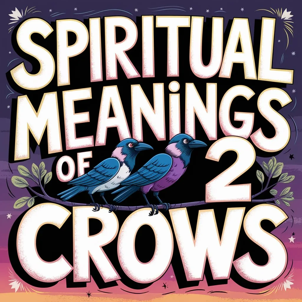 You are currently viewing 15 Spiritual Meanings of 2 Crows: a Message From the Universe