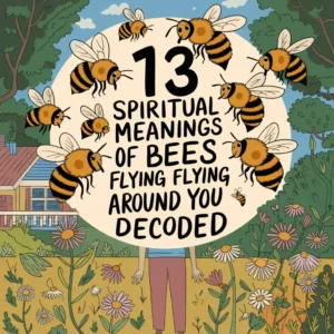 Read more about the article 13 Spiritual Meanings of Bees Flying Around You Decoded