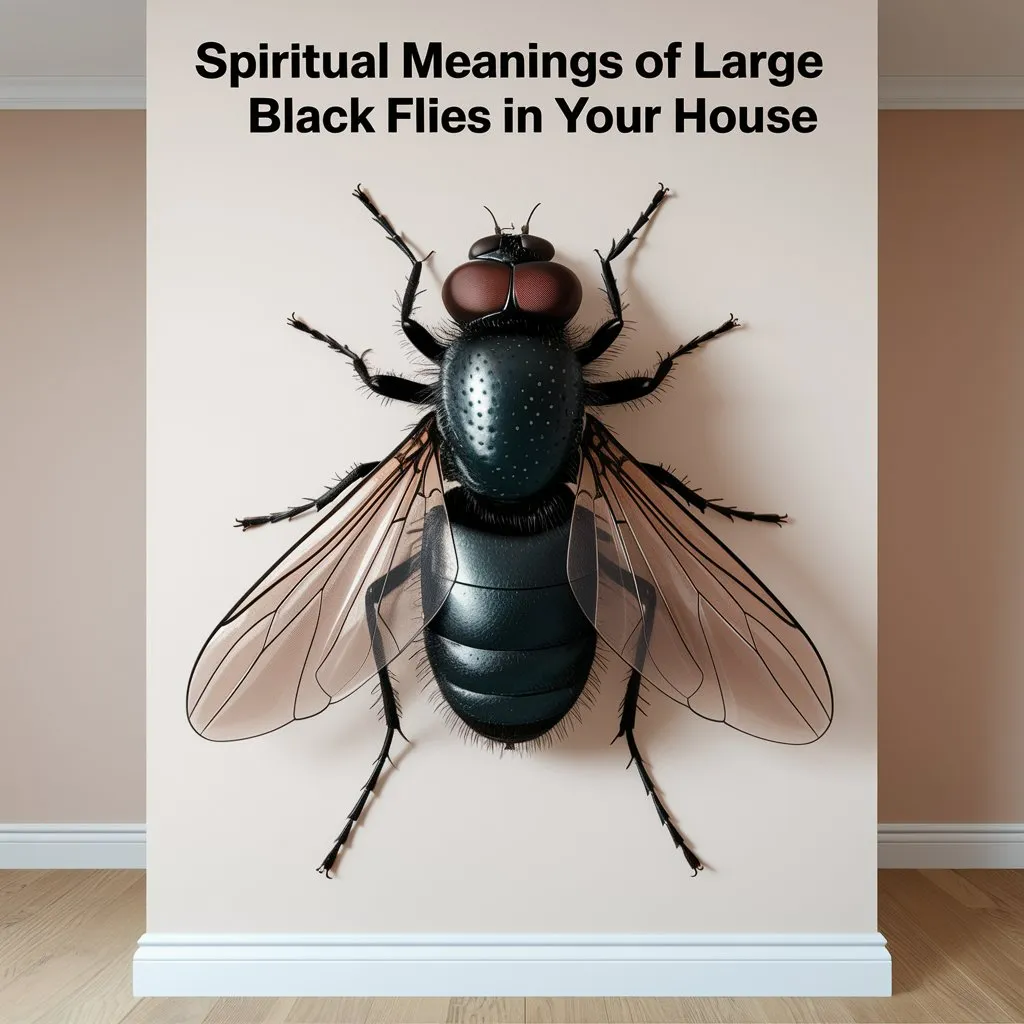 10 Spiritual Meanings of Large Black Flies in Your House