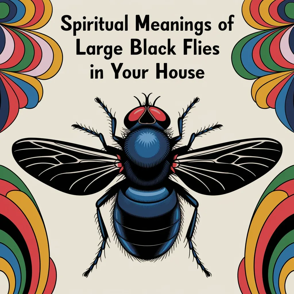 You are currently viewing 10 Spiritual Meanings of Large Black Flies in Your House