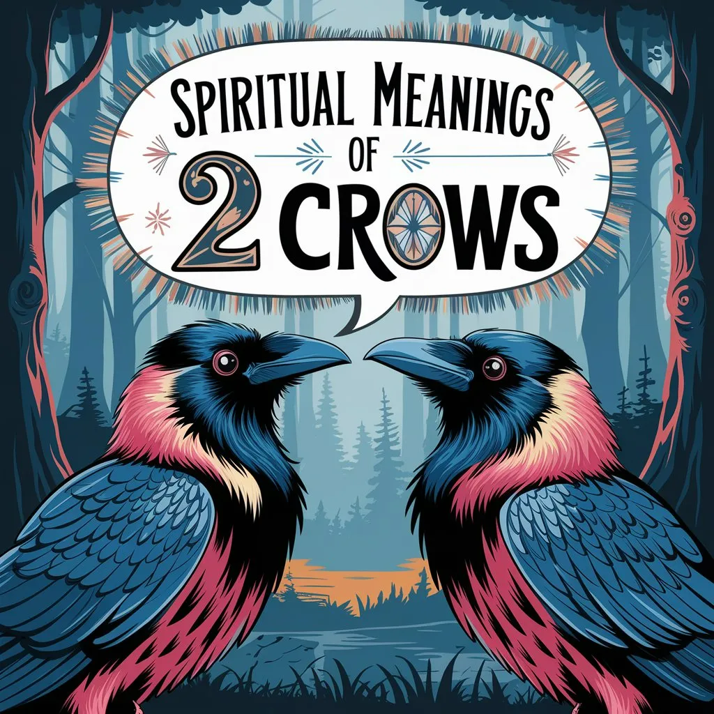 15 Spiritual Meanings of 2 Crows: a Message From the Universe