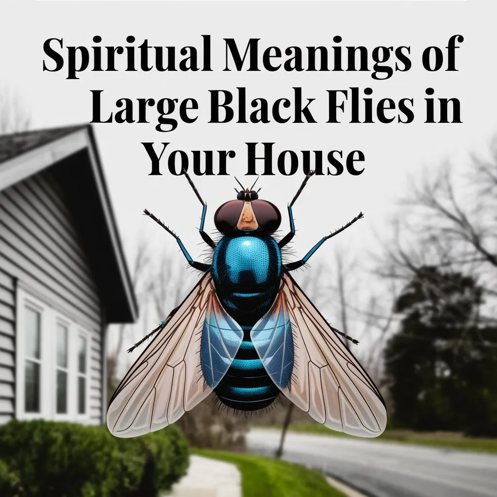 10 Spiritual Meanings of Large Black Flies in Your House