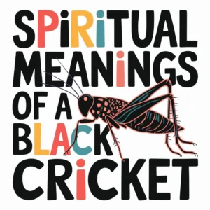 Read more about the article 13 Spiritual Meanings of a Black Cricket in Your Life