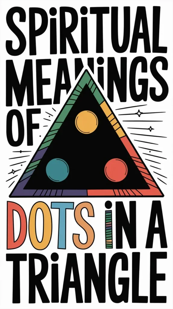 7 Spiritual Meanings Behind the Three Dots in a Triangle Symbol