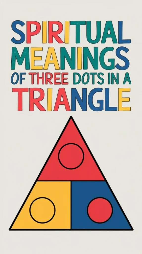 7 Spiritual Meanings Behind the Three Dots in a Triangle Symbol