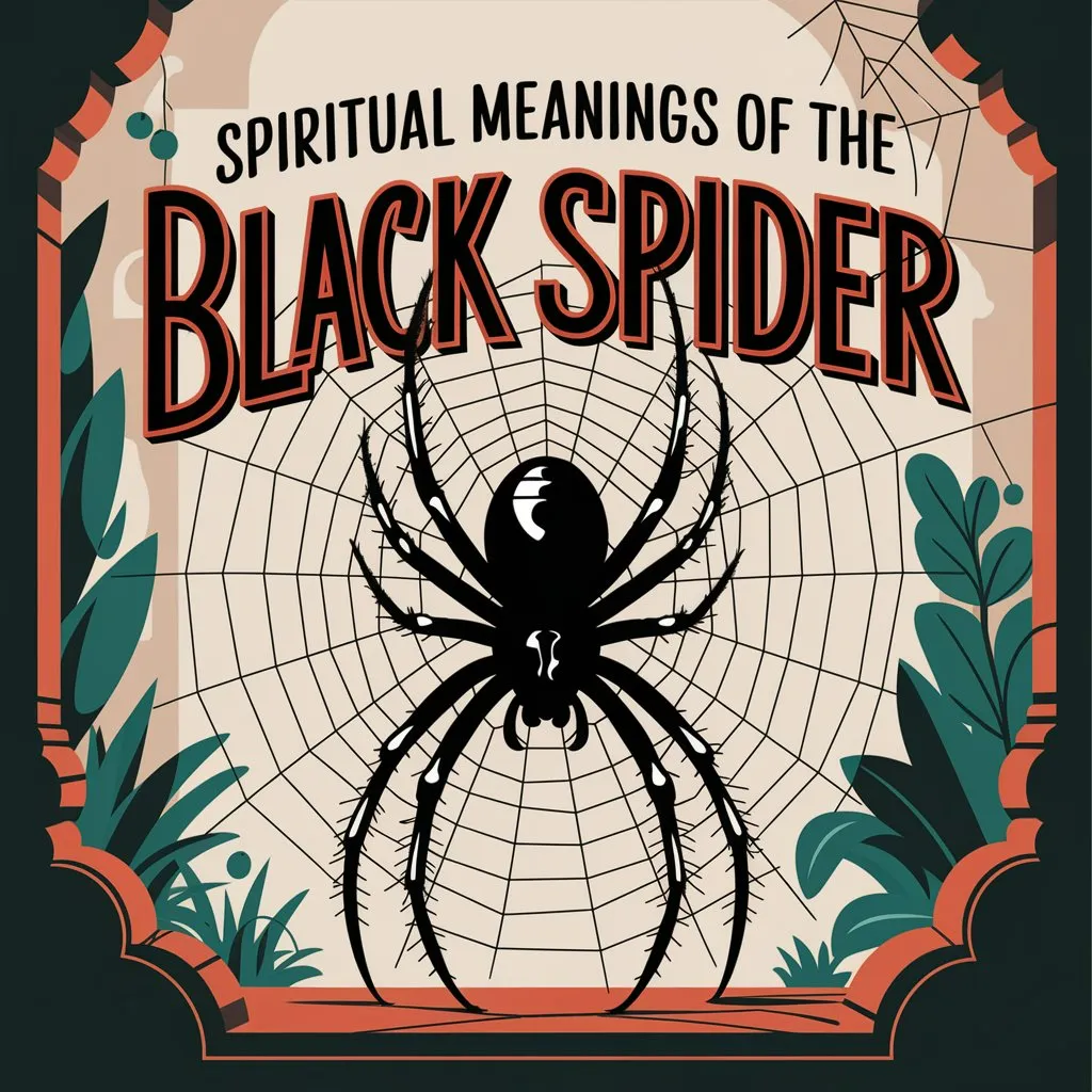 11 Spiritual Meanings of the Black Spider: Unraveling Mysteries