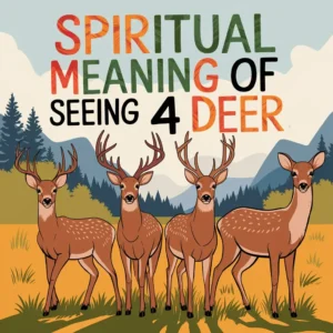 Read more about the article The Spiritual Meaning of Seeing 4 Deer: A Call to Connect with Nature