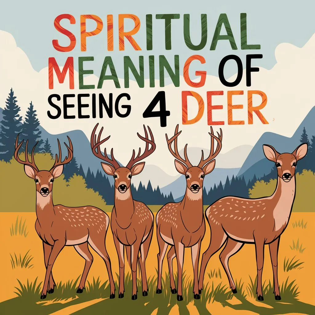 You are currently viewing The Spiritual Meaning of Seeing 4 Deer: A Call to Connect with Nature