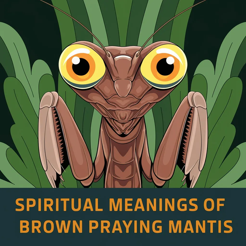 10 Powerful Spiritual Meanings of the Brown Praying Mantis