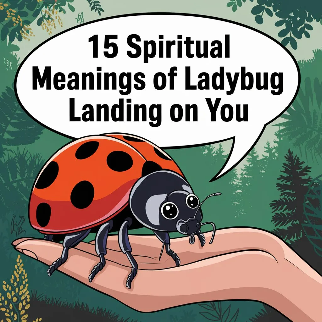 15 Spiritual Meanings & Symbolism of Ladybug Landing on You