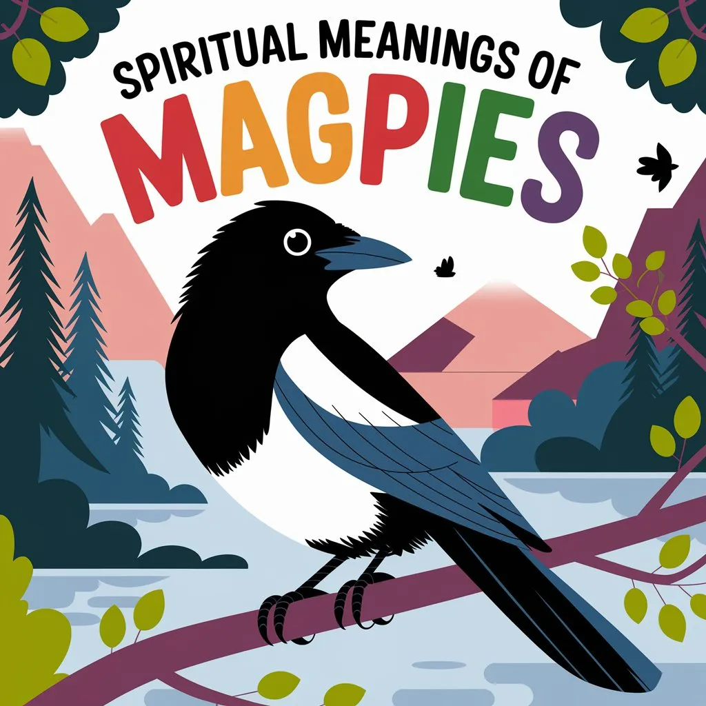 You are currently viewing 13 Spiritual Meanings of Magpies: Interpreting Good Fortune Signs