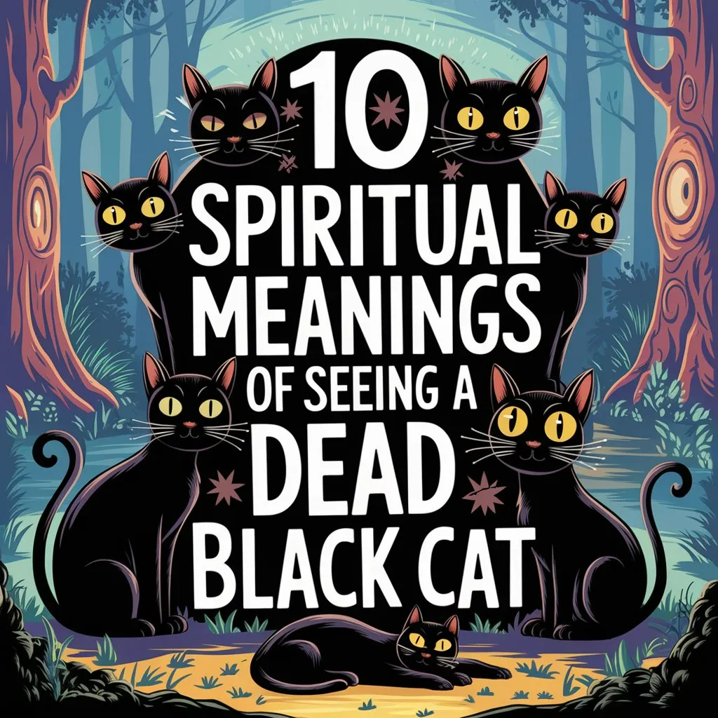 10 Spiritual Meanings of Seeing a Dead Black Cat Revealed