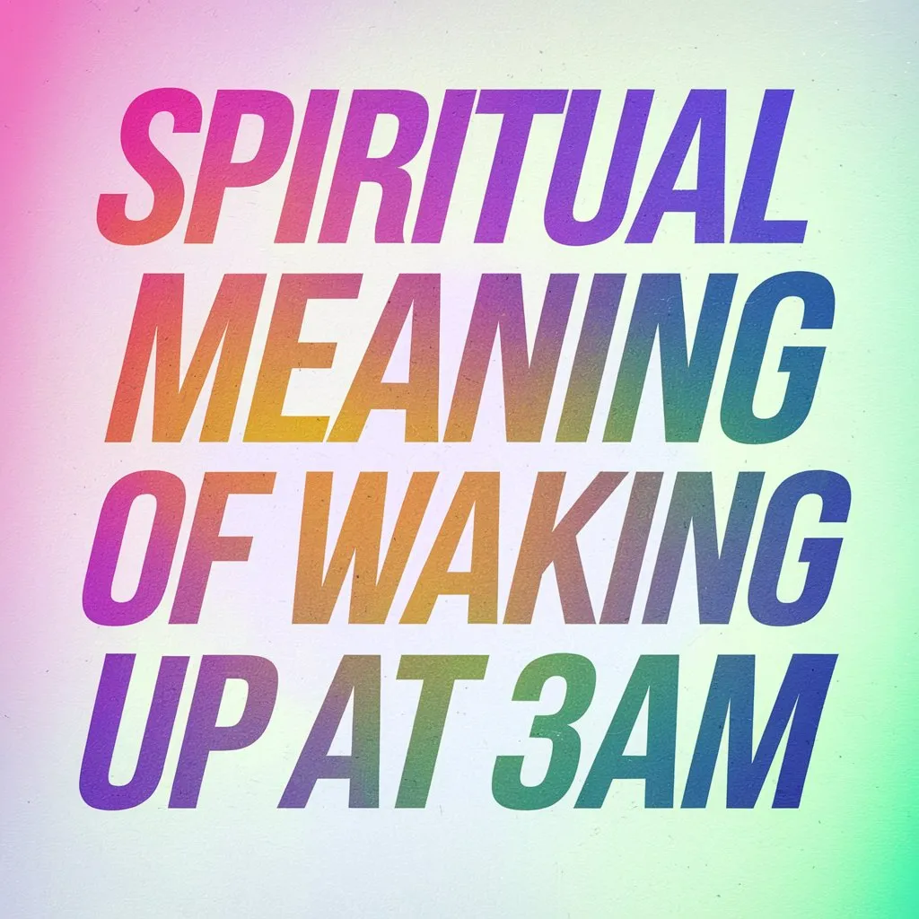 The Spiritual Meaning of Waking Up at 3am: A Guide to Inner Awakening