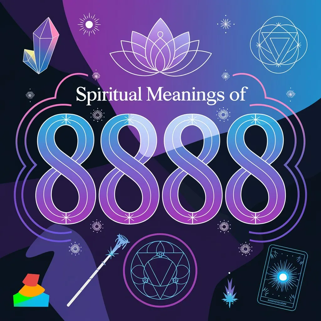 You are currently viewing 13 Spiritual Meanings of 8888: Abundance and Angelic Guidance