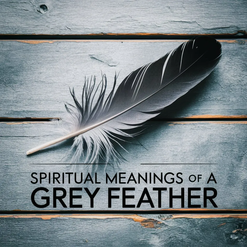 You are currently viewing 12 Spiritual Meanings of a Grey Feather: Balance and Neutrality