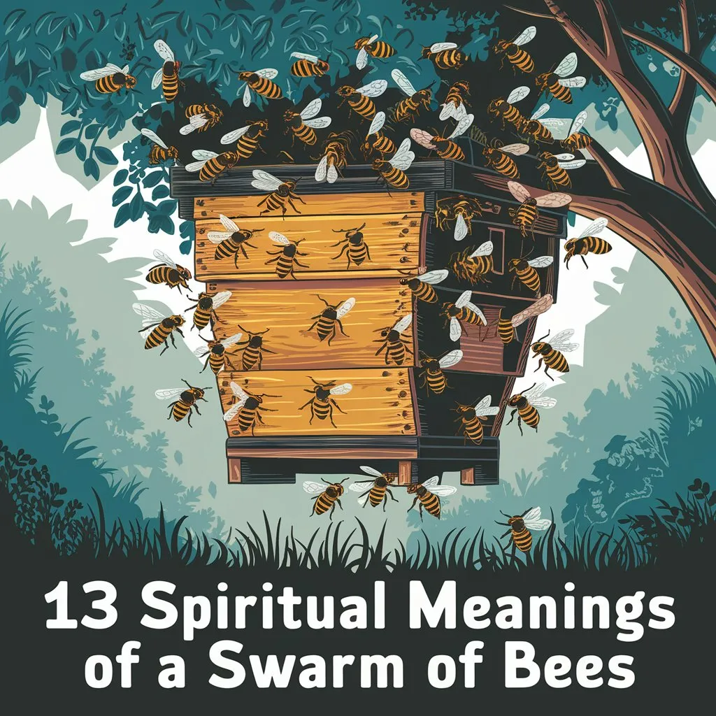 You are currently viewing 13 Spiritual Meanings of a Swarm of Bees Revealed