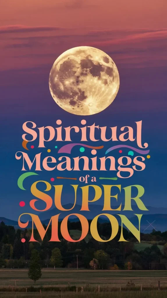 13 Spiritual Meanings of a Super Moon: Unlocking Its Power