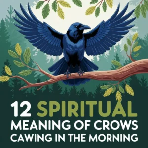 Read more about the article 12 Spiritual Meaning of Crows Cawing in the Morning Revealed