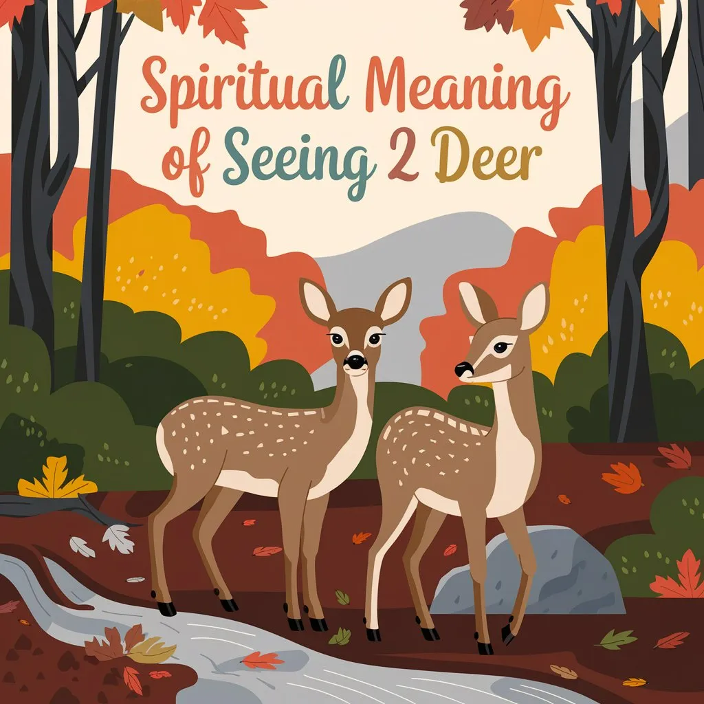 You are currently viewing The Spiritual Meaning of Seeing 2 Deer: Guide to Inner Wisdom