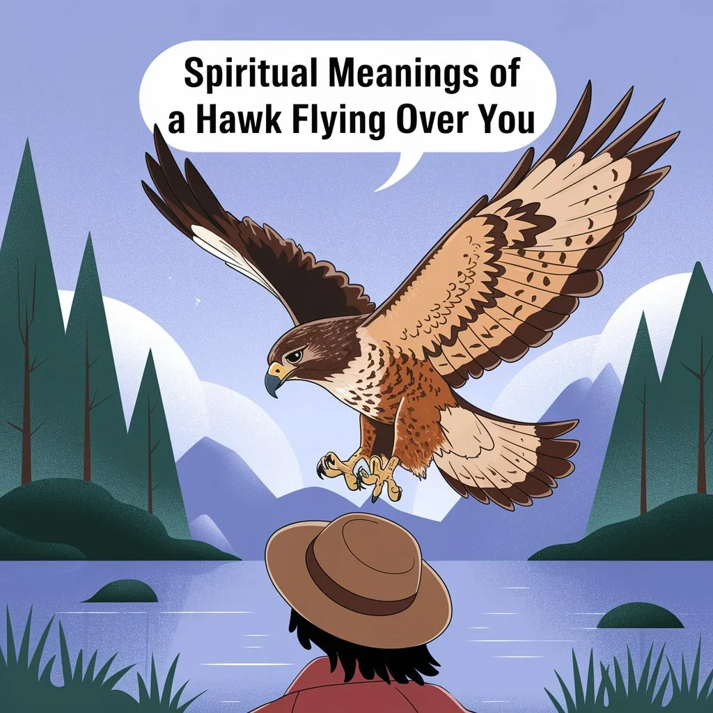 You are currently viewing 12 Spiritual Meanings of a Hawk Flying Over You: Messages and Signs