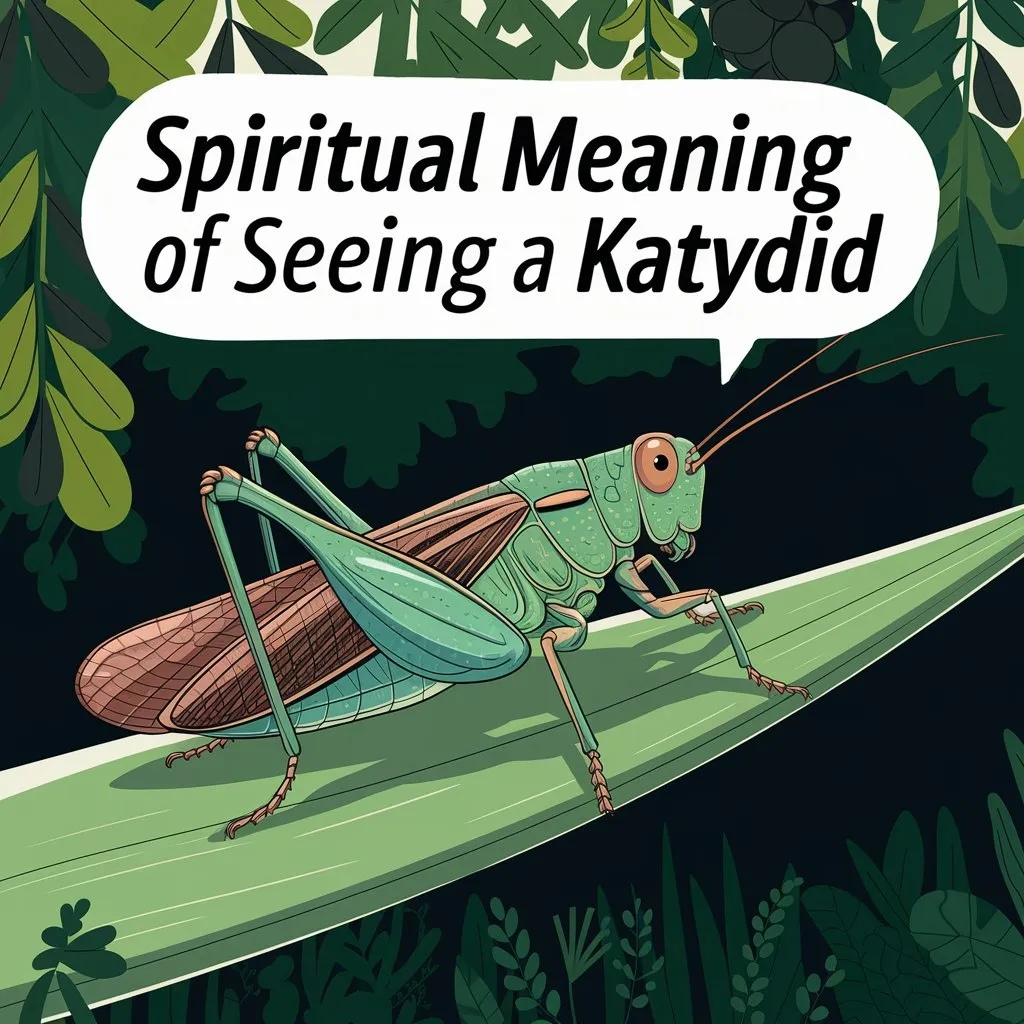 Spiritual Meaning of Seeing a Katydid: Interpreting the Signs