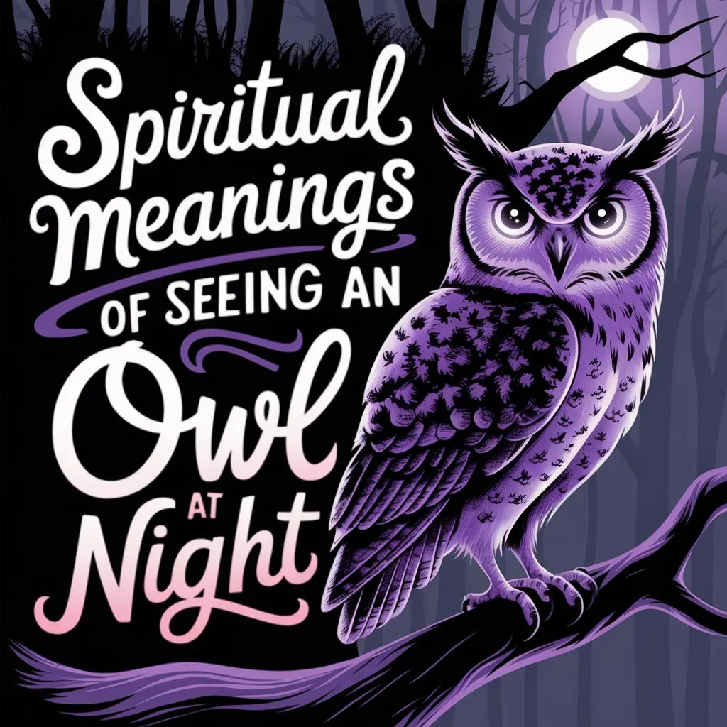 You are currently viewing 11 Spiritual Meanings of Seeing an Owl at Night: Wisdom and Intuition