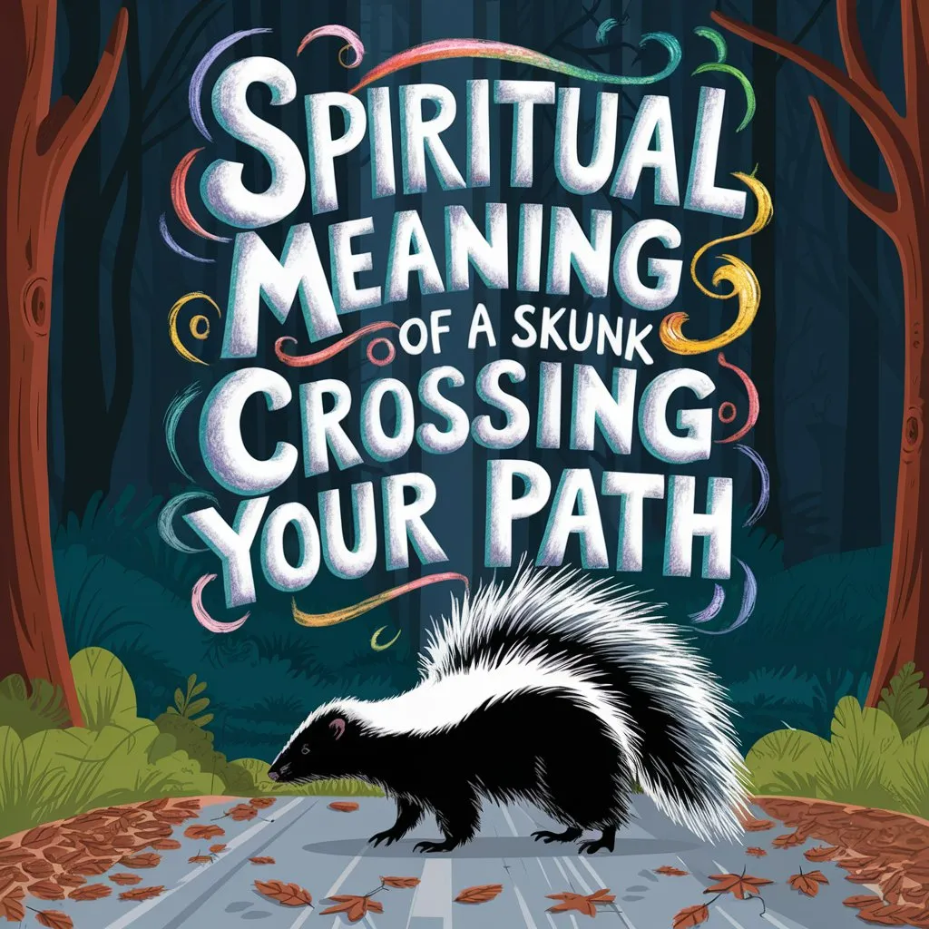 You are currently viewing The Spiritual Meaning of a Skunk Crossing Your Path