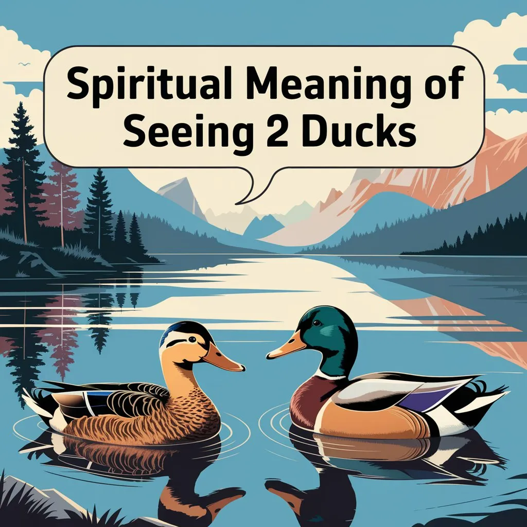 Spiritual Meaning of Seeing 2 Ducks: Symbolism & Messages