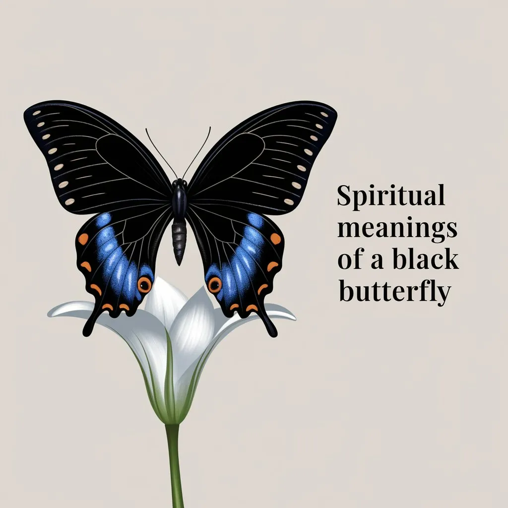 12 Spiritual Meanings of a Black Butterfly: Symbolism Revealed