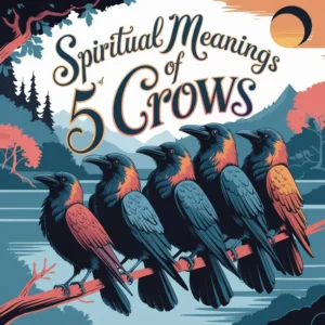 Read more about the article 12 Spiritual Meanings of 5 Crows: Omens and Messages