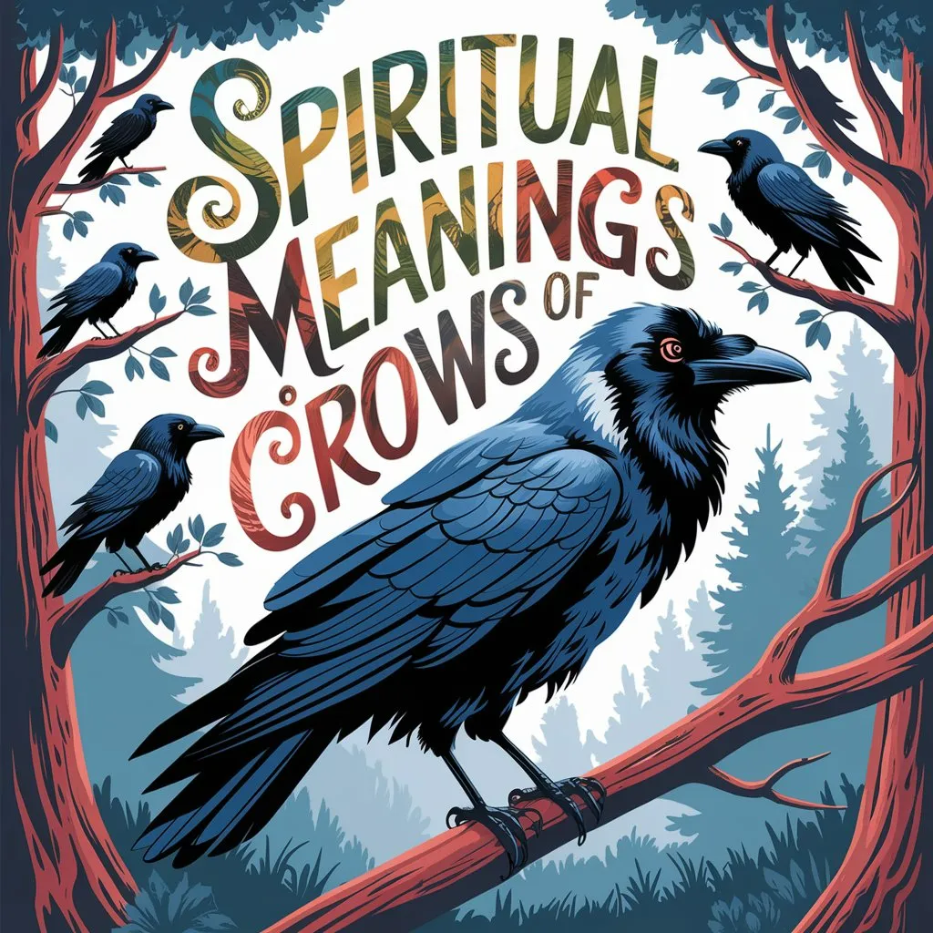 12 Spiritual Meanings of 5 Crows: Omens and Messages