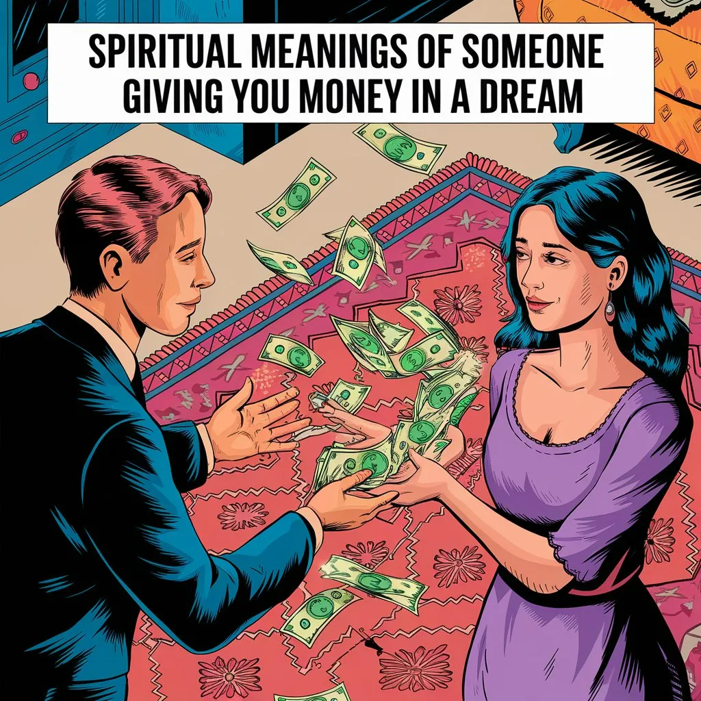 11 Spiritual Meanings of Someone Giving You Money in a Dream