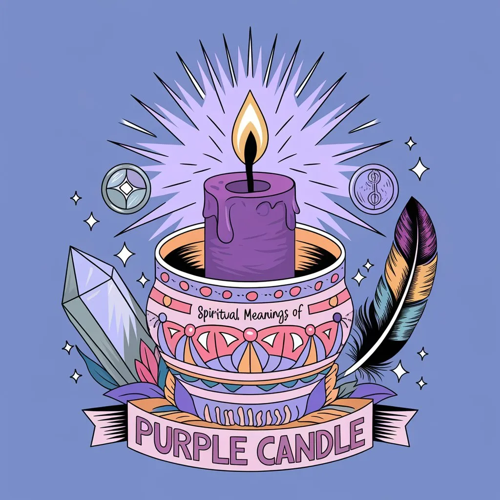 13 Spiritual Meanings of Purple Candles: A Mystical Illumination