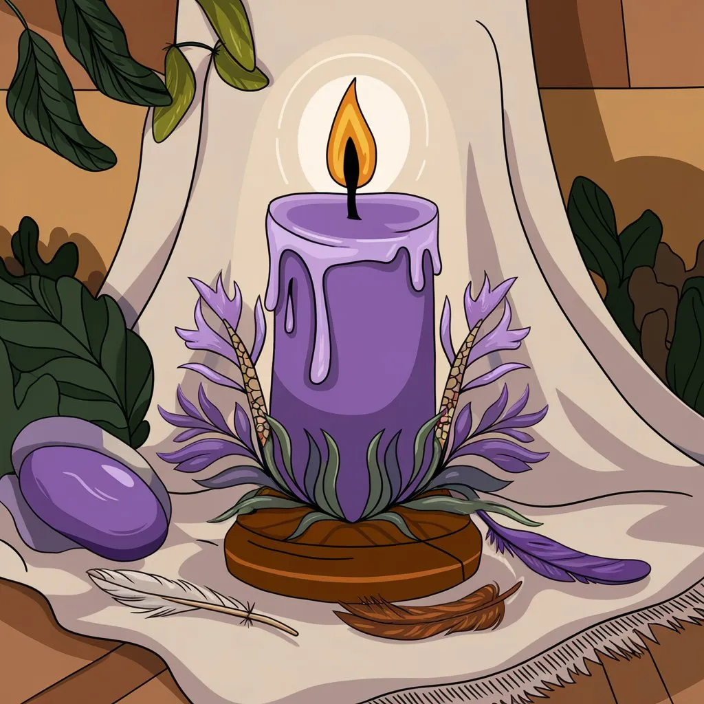 13 Spiritual Meanings of Purple Candles: A Mystical Illumination