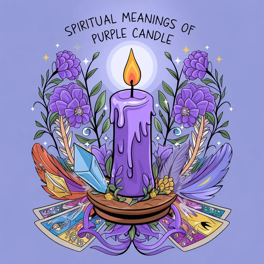 13 Spiritual Meanings of Purple Candles: A Mystical Illumination