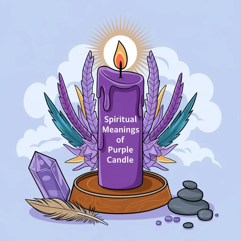 13 Spiritual Meanings of Purple Candles: A Mystical Illumination