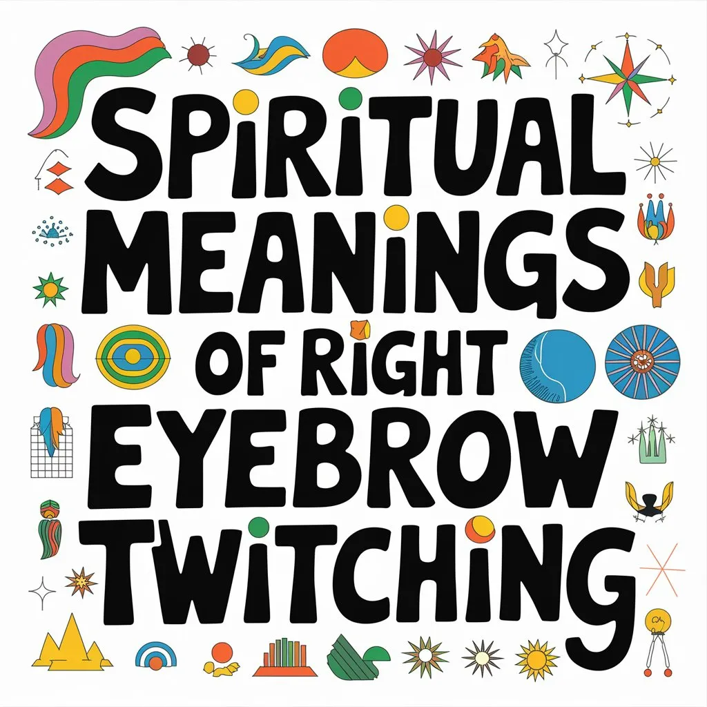 12 Spiritual Meanings of Right Eyebrow Twitching: An Insightful Guide