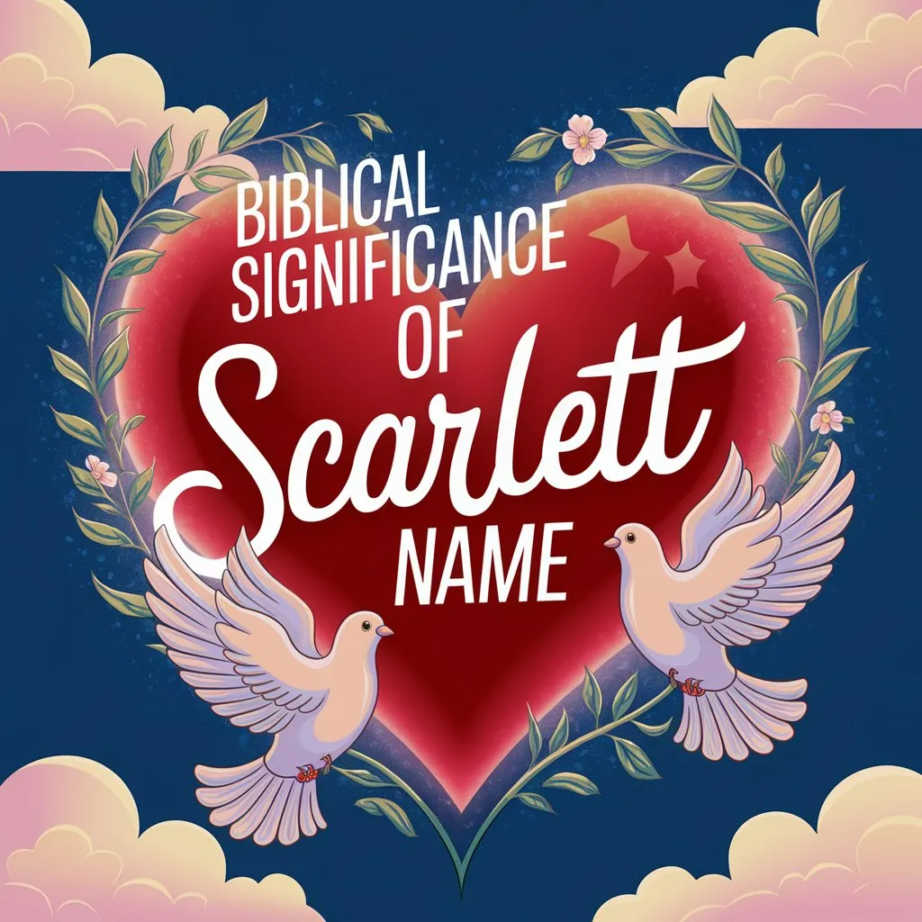 The Biblical Significance of Scarlett Name: Spiritual Meanings