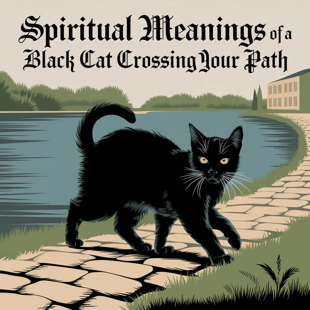 12 Spiritual Meanings of a Black Cat Crossing Your Path: The Ominous Sign