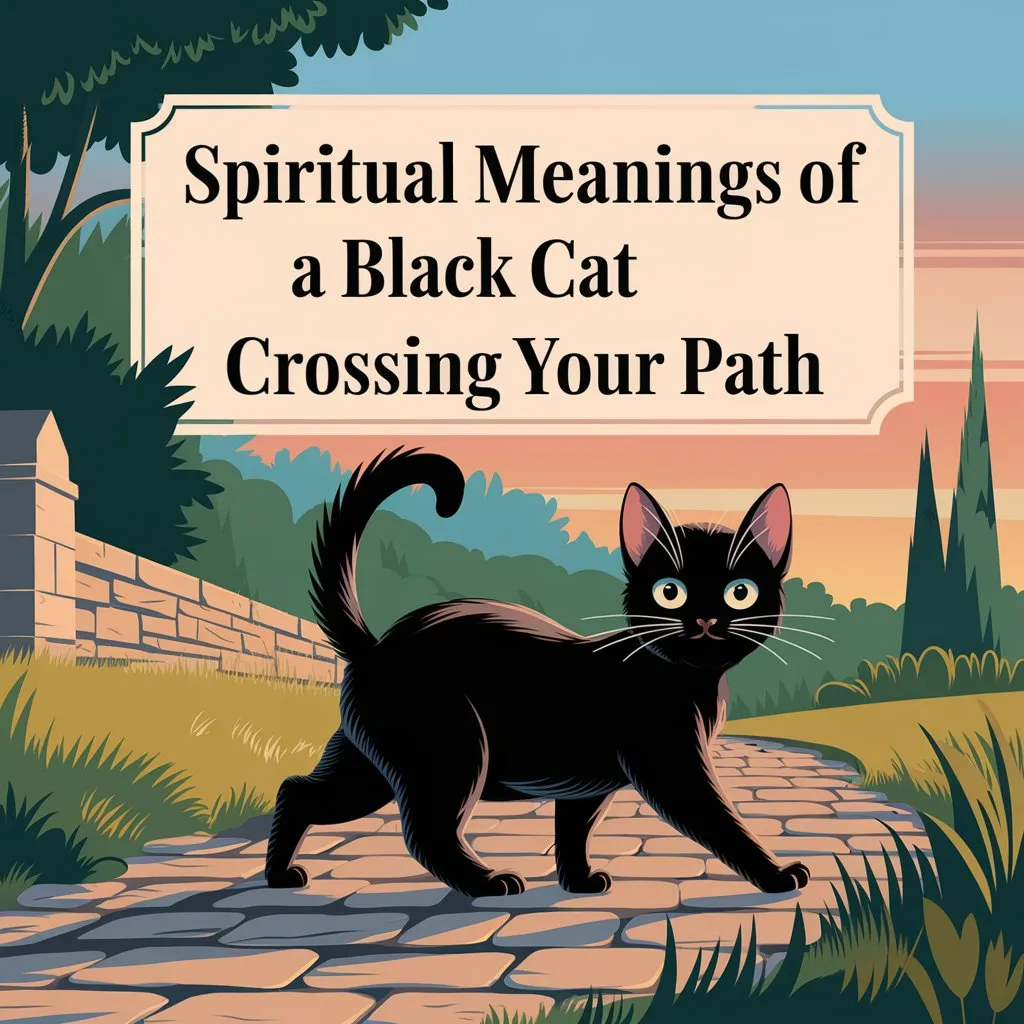 12 Spiritual Meanings of a Black Cat Crossing Your Path: The Ominous Sign