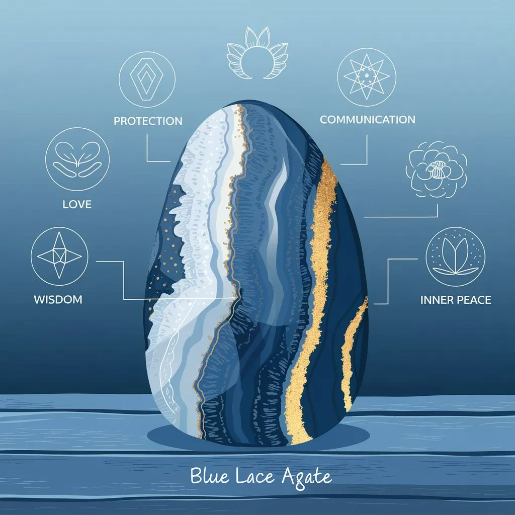 14 Spiritual Meanings of Blue Lace Agate: Inner Peace & Healing