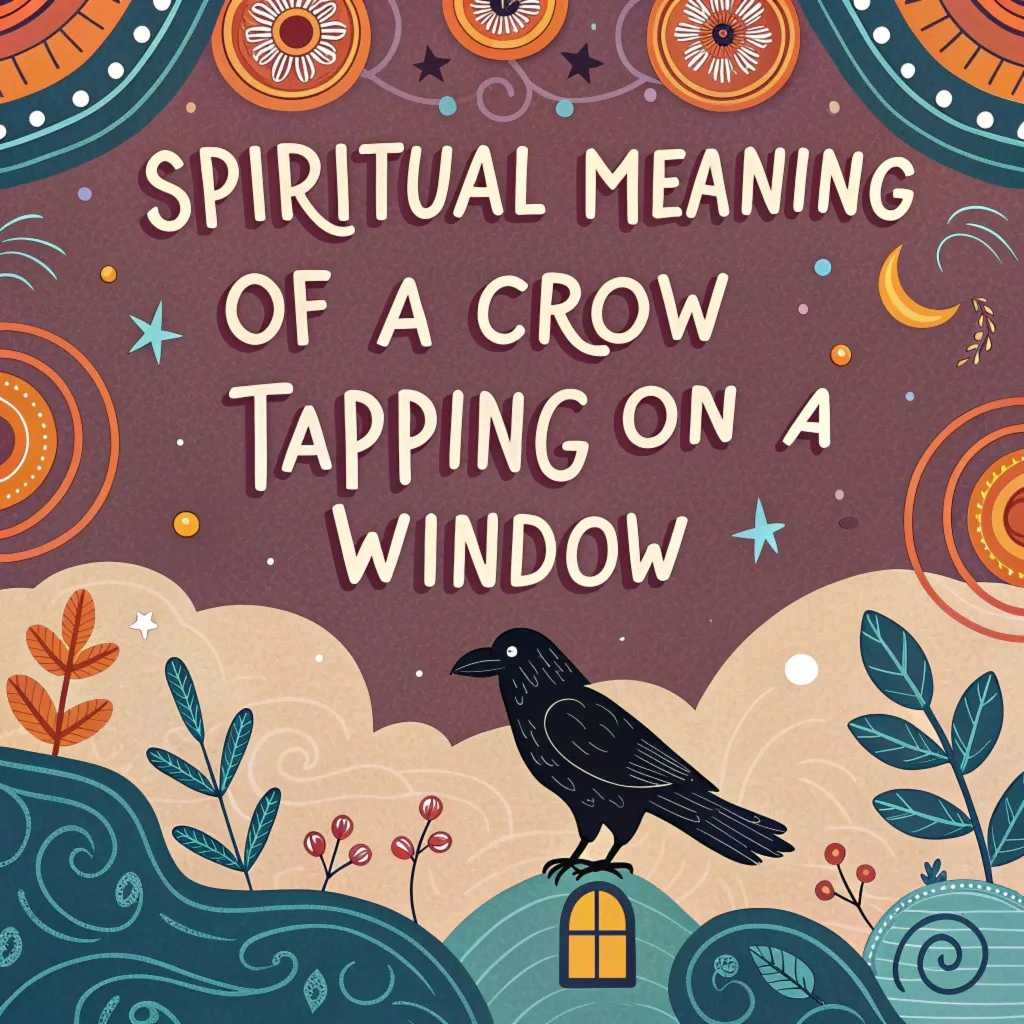 Spiritual Meaning & Symbolism of a Crow Tapping on a Window