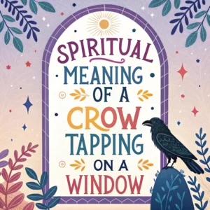 Read more about the article Spiritual Meaning & Symbolism of a Crow Tapping on a Window