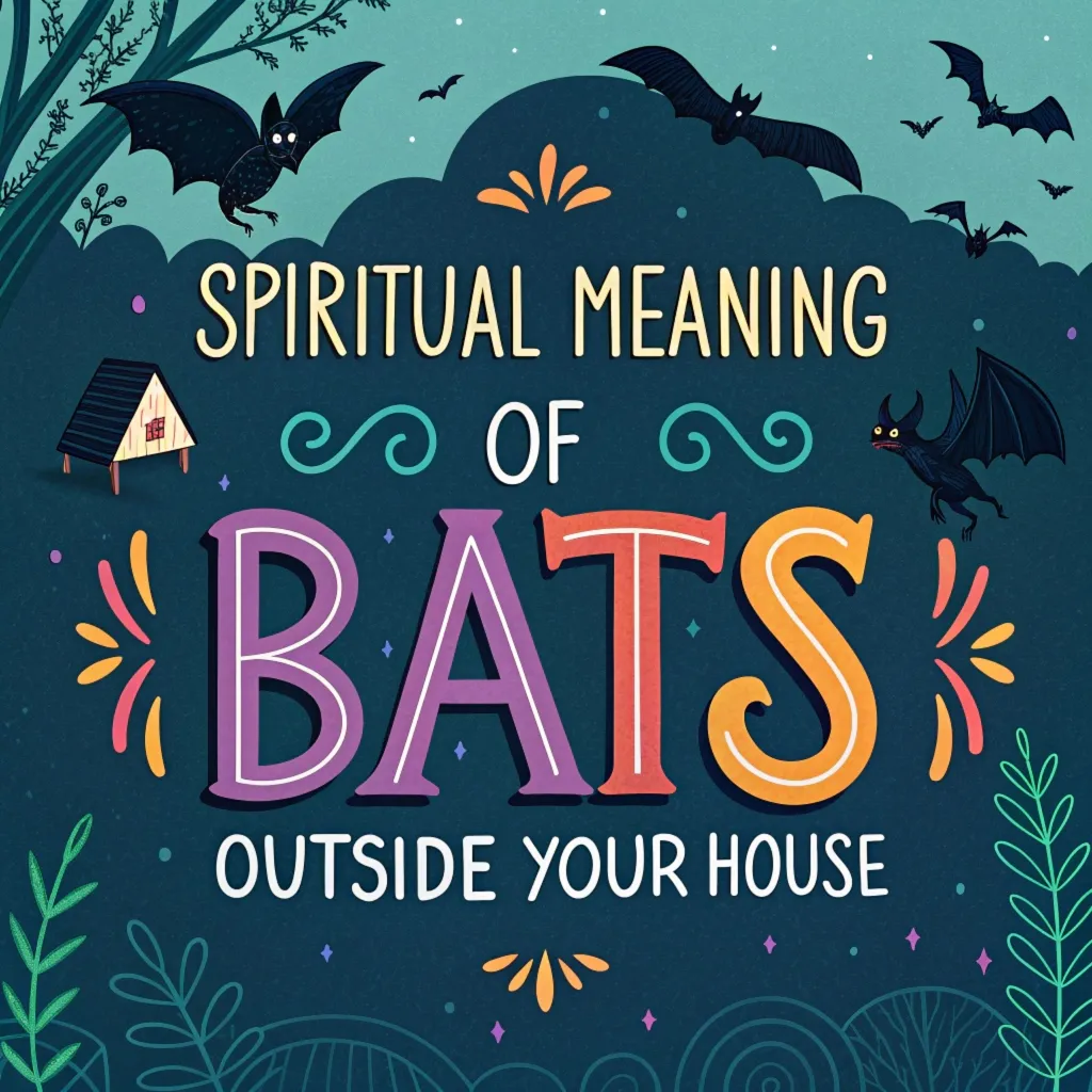 The Spiritual Meaning & Symbolism of Bats Outside Your House