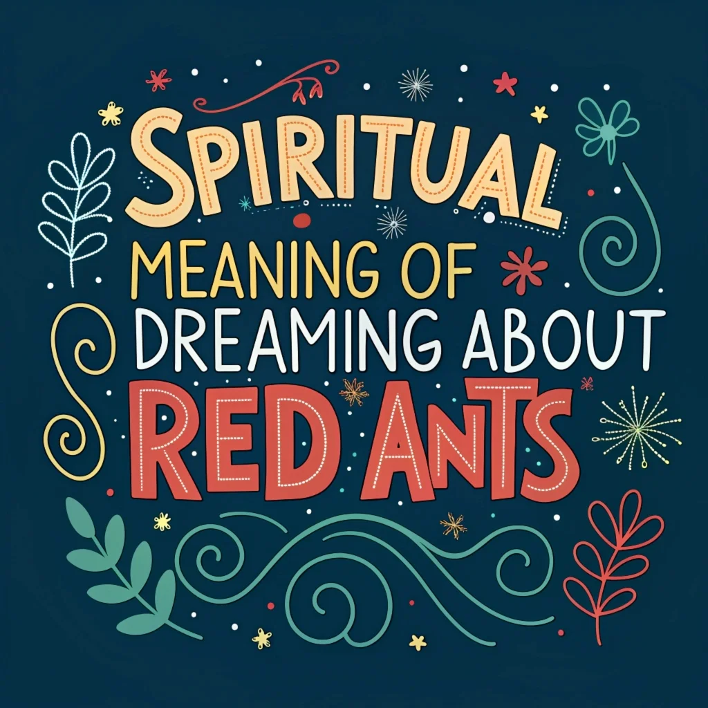 The Spiritual Meaning & Symbolism of Dreaming About Red Ants