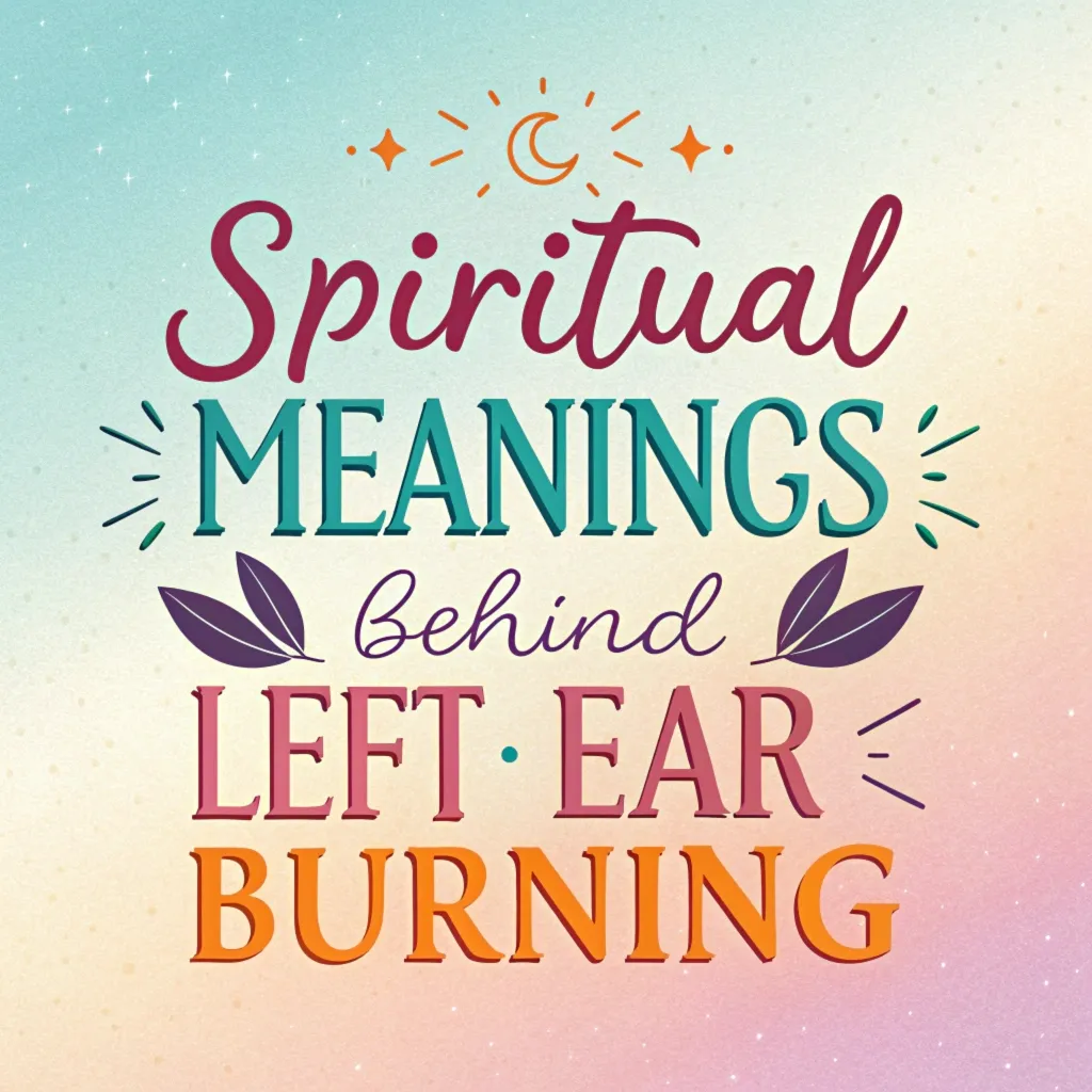 You are currently viewing 10 Spiritual Meanings Behind Left Ear Burning: Deep Insights